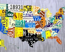 Американские номера на авто: размеры, спецсимволы, какие номера выбирают русские в Америке