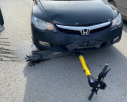 ДТП с участием электросамоката и автомобиля — что говорят правила