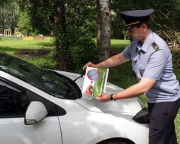 Штраф за парковку на газоне