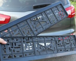 Как установить или заменить номерной знак, детали и места для крепления