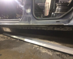 Замена порогов на Фольксваген Бора своими руками