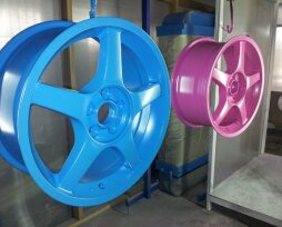 Покраска автомобильных дисков