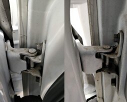 Как и чем правильно смазать дверные петли автомобиля при скрипе, если ржавые
