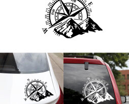 Какие бывают наклейки на авто для туристов и путешественников