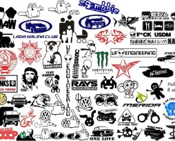 Наклейки на авто: для чего их клеят и какое у них значение