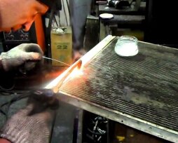 Как запаять радиатор печки своими руками в домашних условиях