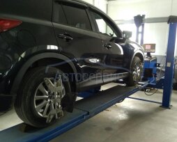 Сход-развал Mazda: сроки, симптомы нарушения геометрии колес, стоимость в Москве