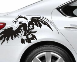 Черно-белые наклейки на авто: ТОП-8 лучших стикеров