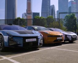 Новые электромобили в автосалоне «Автотрейдер» в Москве