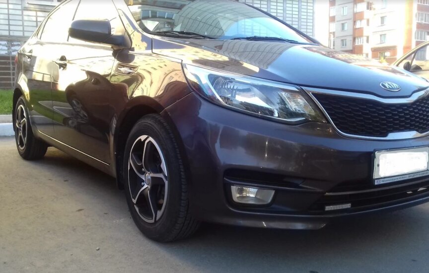 Наша любимая семейная машина – Kia Rio!