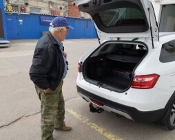 Багажник автомобиля Лада Веста