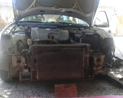 Замена основного радиатора Volkswagen Bora