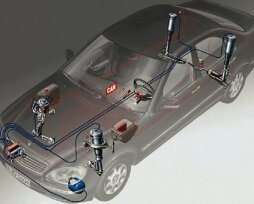 Ремонт пневматической подвески Mercedes