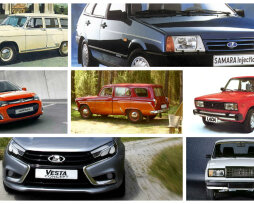 Полный список популярных марок российских автомобилей со значками