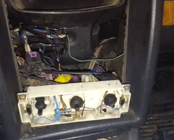 Ремонт переключателя печки Audi 80