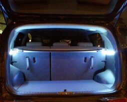 Светодиодная лента в багажник автомобиля: обзор, выбор, установка