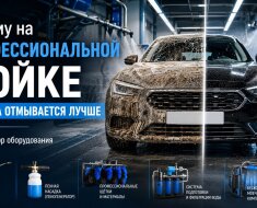 Почему на профессиональной мойке машина отмывается лучше: разбор оборудования
