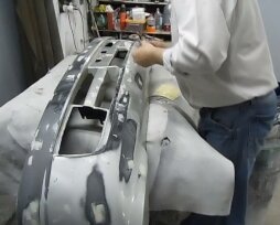 Самостоятельная шпаклевка бампера