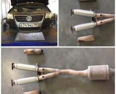 Замена глушителя «Фольксваген Пассат»: особенности, как сделать самому