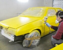 Покраска автомобиля ВАЗ 2108-2115 — сколько нужно краски, порядок работы