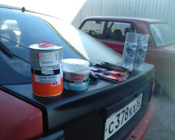 Номер краски для автомобиля ВАЗ