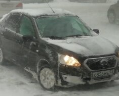 Бюджетный Datsun on-DO 2017 года выпуска.