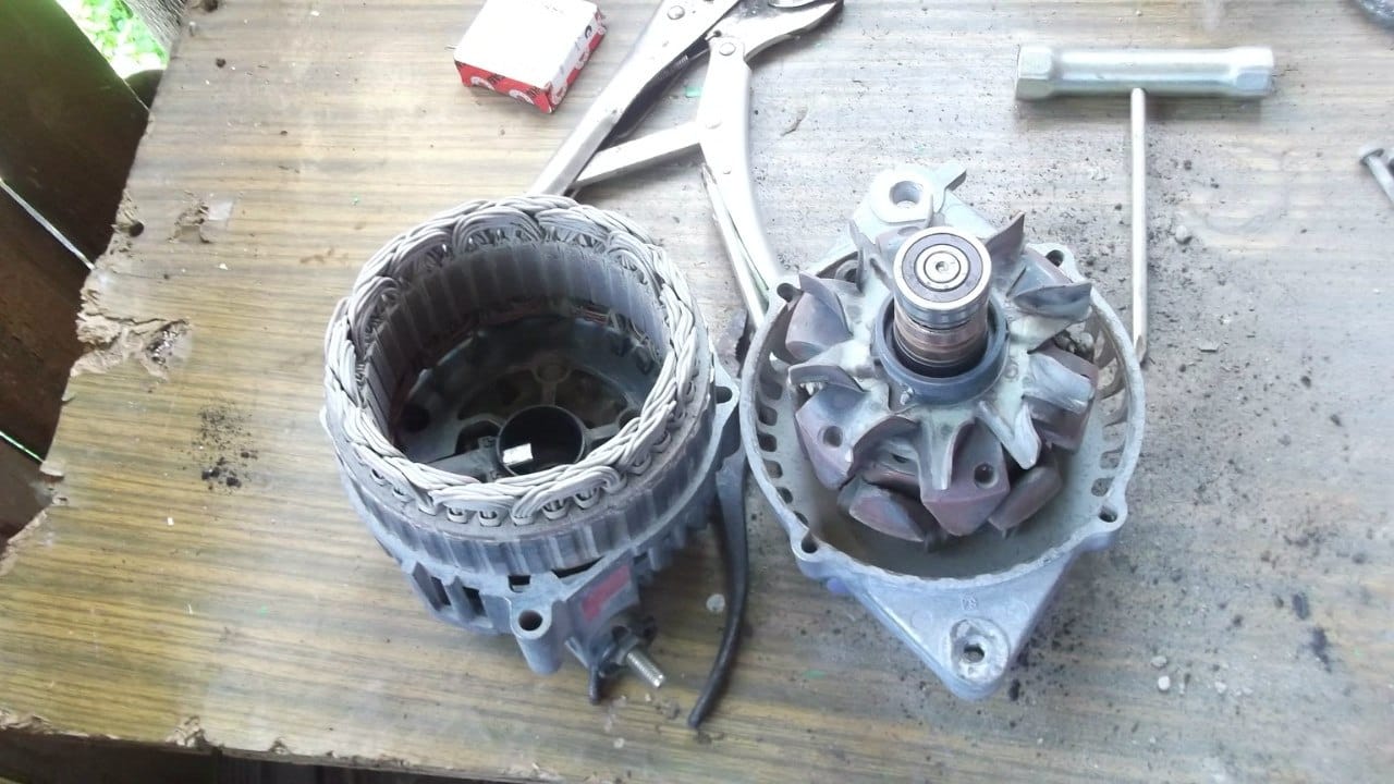 Замена подшипника генератора Ниссан Жук