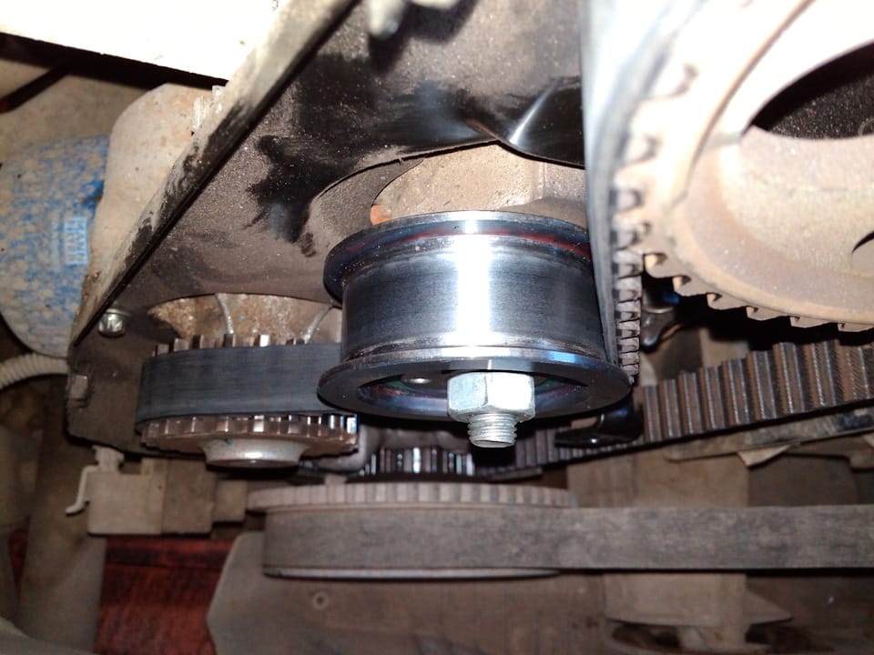 Как разобрать ролик ГРМ Гранта