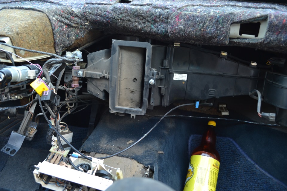 Ауди 80 - замена печки