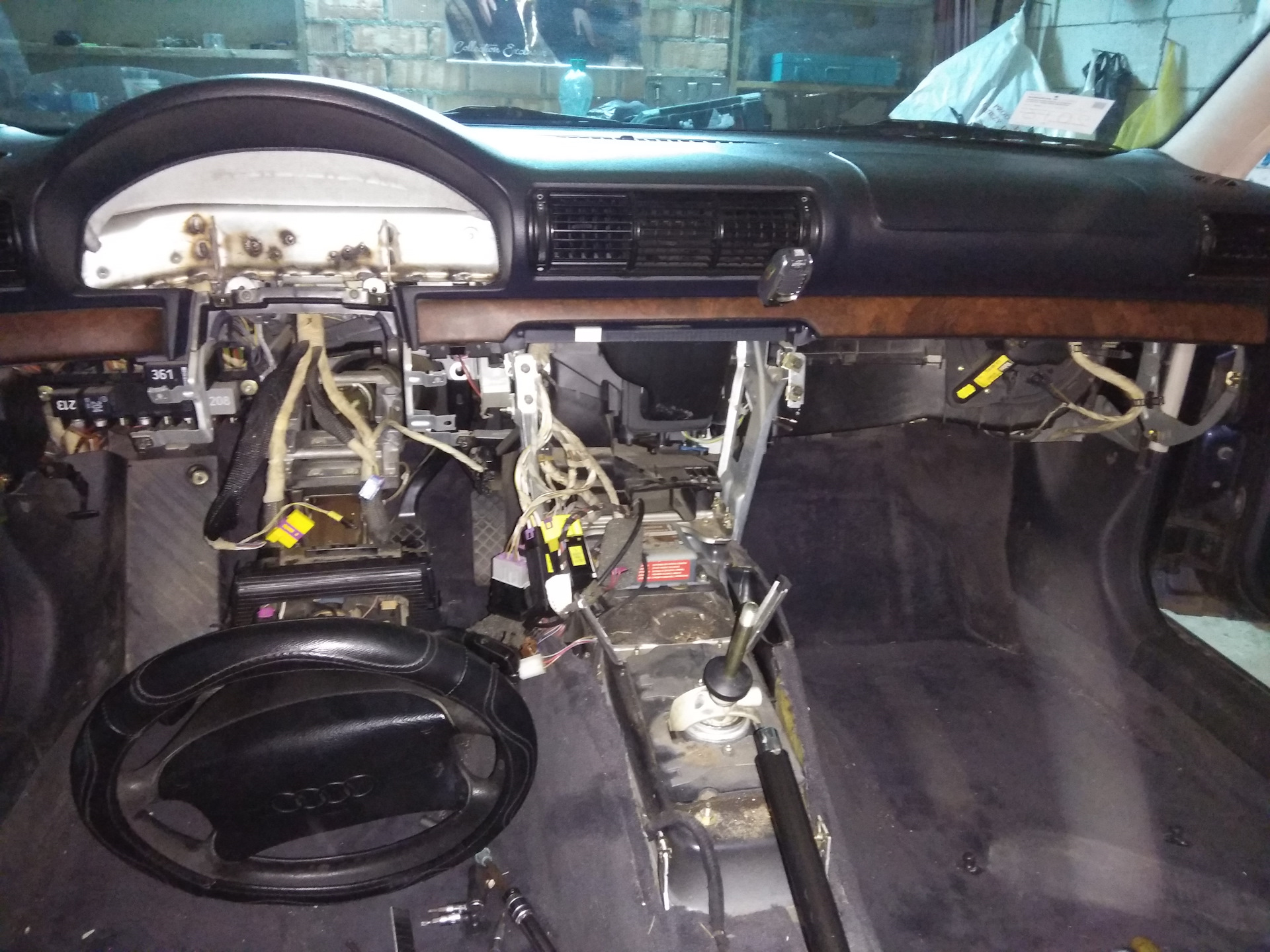 Audi a4 b5 замена радиатора печки