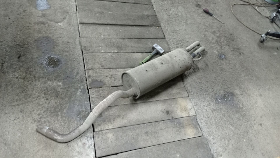 Замена глушителя на volkswagen bora