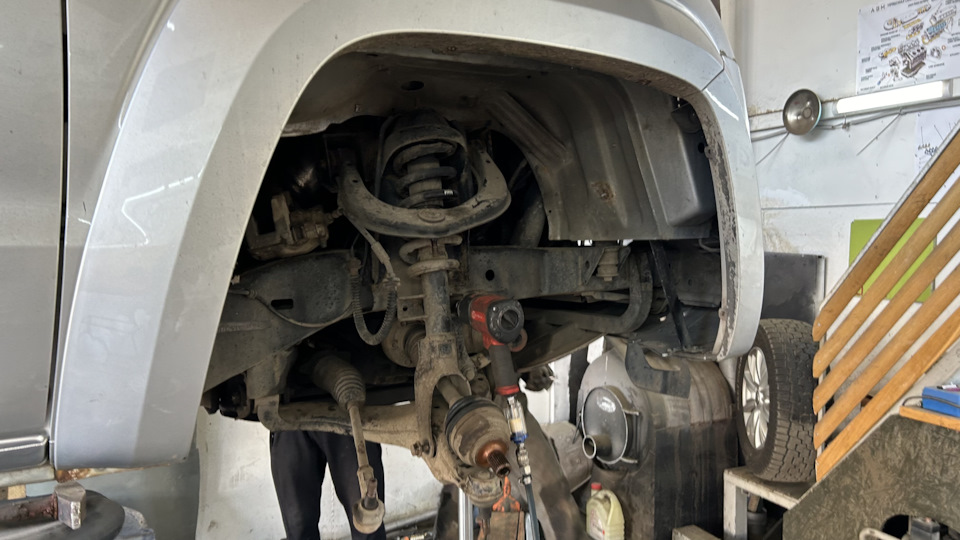 Замена передних стоек Фольксваген Амарок